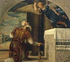 قصة الكاهن زكريا وزوجته اليصابات والدي يوحنا المعمدان/Verses telling the Story of Zechariah the Priest & His Wife Elizabeth, John the Papist’s Parents