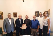 وفد من “لقاء نهضة لبنان” زار البطريرك روفائيل بيدروس وسلمه وثيقة اللقاء ومذكرة عن موجبات وضع لبنان تحت الفصل السابع