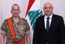 الكولونيل شربل بركات/زيارة قائد الجيش العماد هيكل إلى الولايات المتحدة