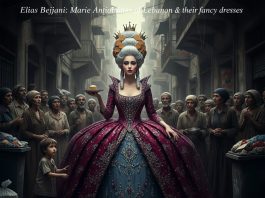 الياس بجاني/نص وفيديو/عربي وأنكليزي: فساتين نسوان أصحاب شركات أحزابنا وحكامنا … يا الف رضا ورحمي ع ماري انطوانيت والبسكوت/Elias Bejjani: The Dresses of the Wives of Our Political Parties’ Owners, Officials, and Rulers … A Thousand Mercies and Blessings upon Marie Antoinette and the Biscuits