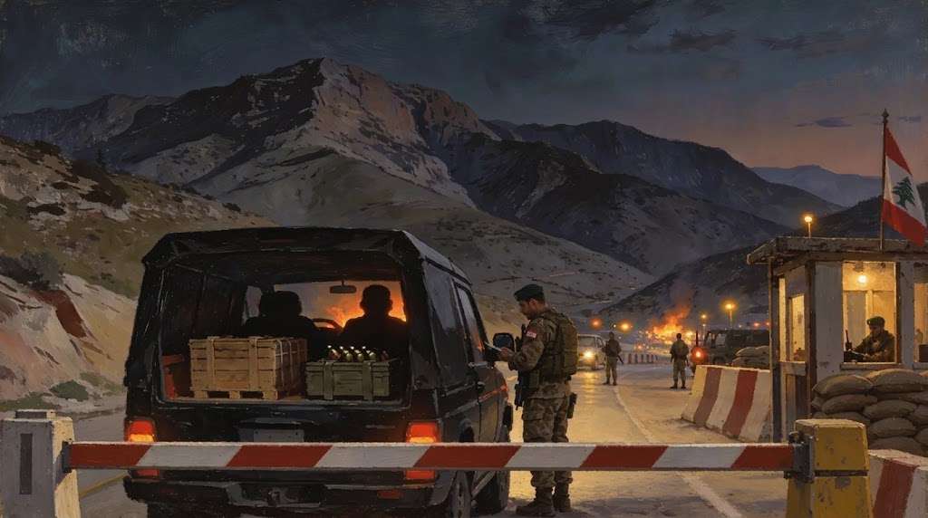 lebanese army check point